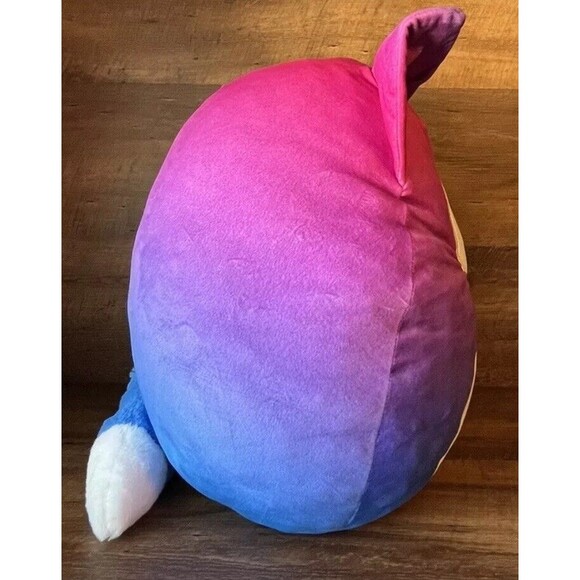 Squishmallows Syana The Pink to Purple Ombre Fox Plush Toy 20” - Picture 12 of 12